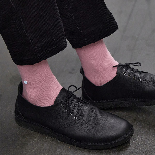 Moderne Premium Socken, Piqué Strick Mit Knopf, Bio-baumwoll-mix günstig online kaufen