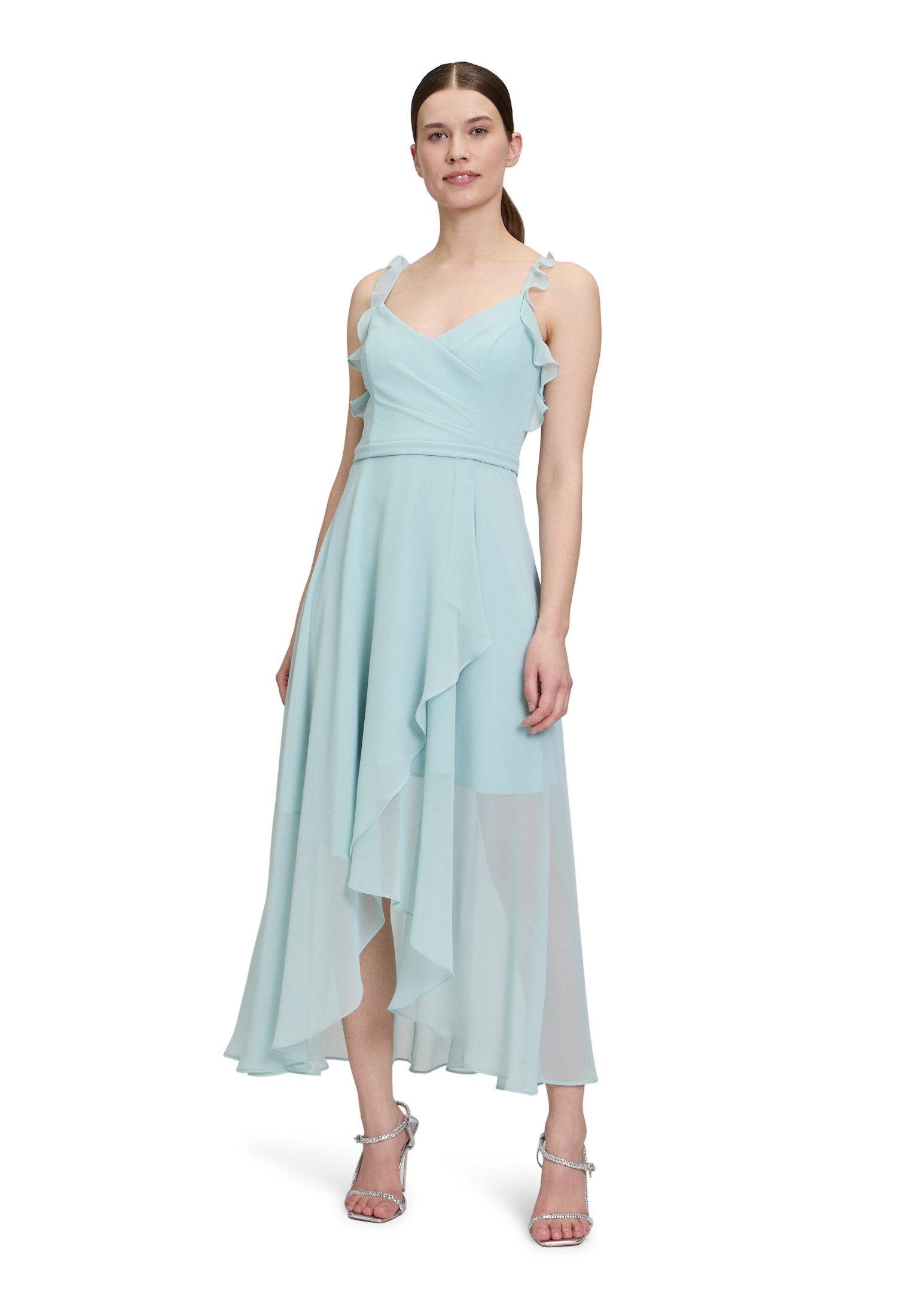 Vera Mont Abendkleid "Vera Mont Damen Abendkleid mit Volant", Wickel-Design günstig online kaufen