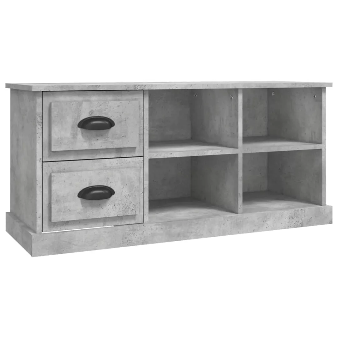 Vidaxl Tv-schrank Betongrau 102x35,5x47,5 Cm Holzwerkstoff günstig online kaufen