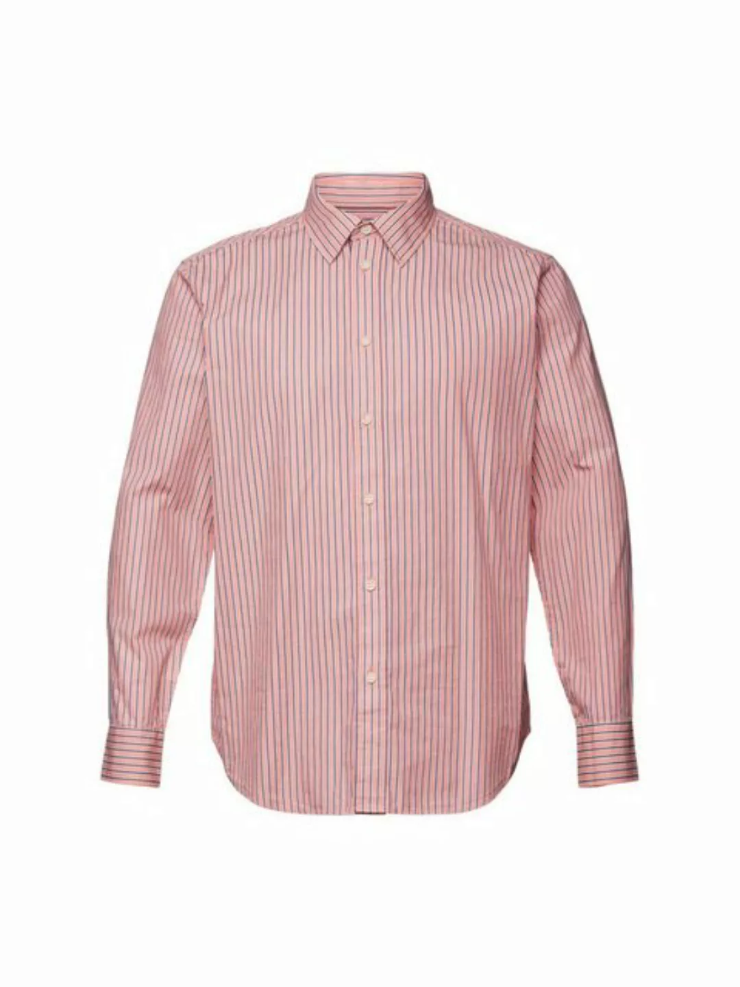 Esprit Langarmhemd Hemd mit Streifen, 100% Baumwolle günstig online kaufen