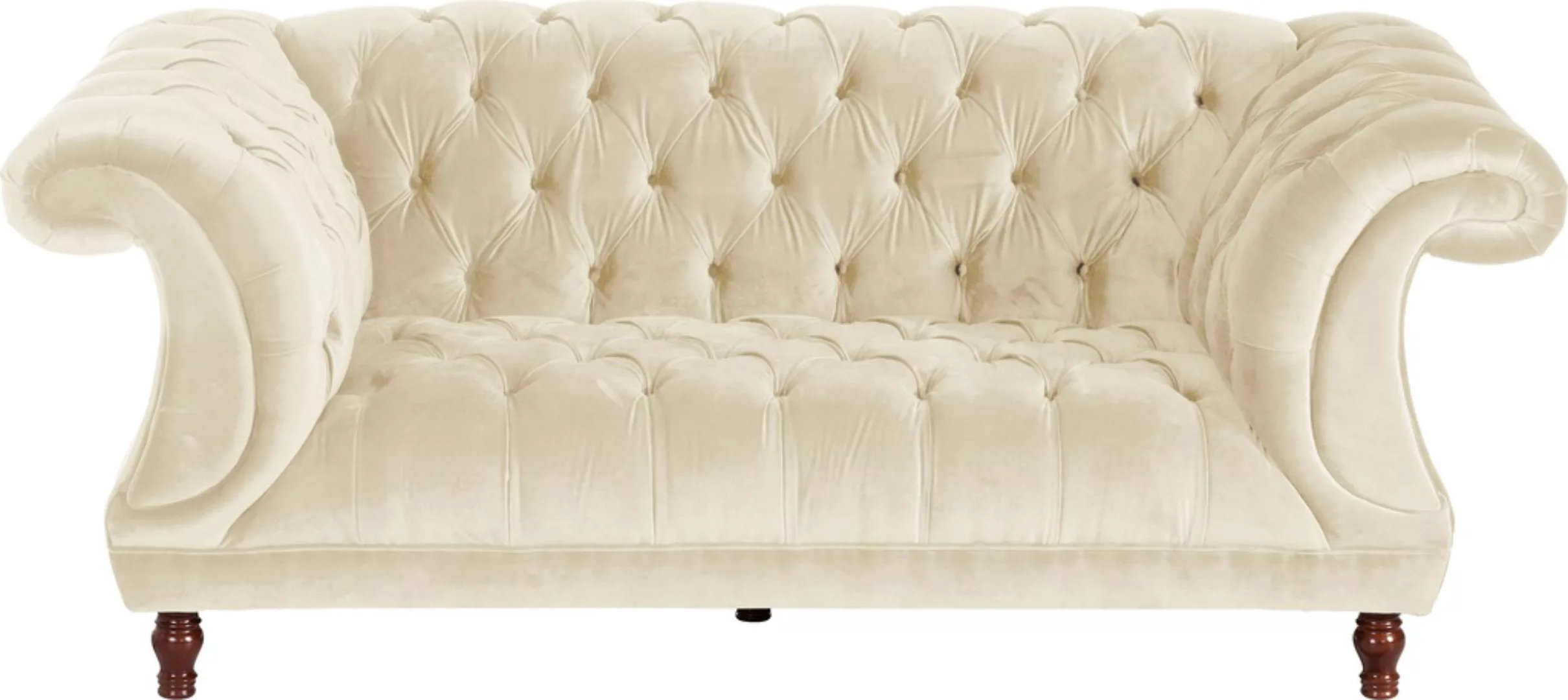 Max Winzer Chesterfield-Sofa "Isabelle", Knopfheftung & gedrechselten Füßen günstig online kaufen