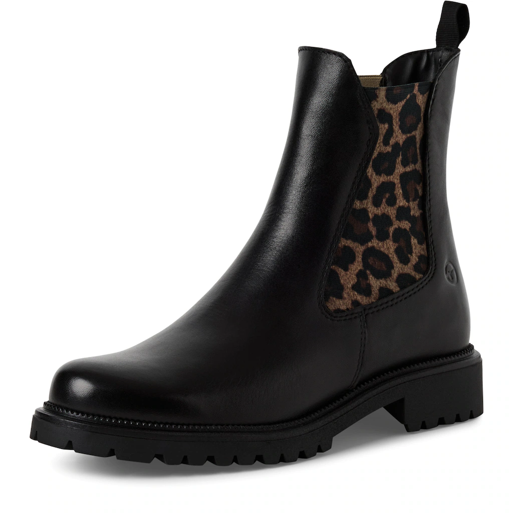 Tamaris Chelseaboots, Blockabsatz, Schlupfboots mit beidseitigen Stretchein günstig online kaufen