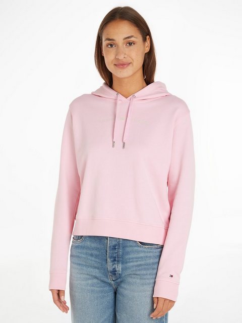 Tommy Hilfiger Kapuzensweatshirt REG FROSTED CORP LOGO HOODIE mit gestickte günstig online kaufen