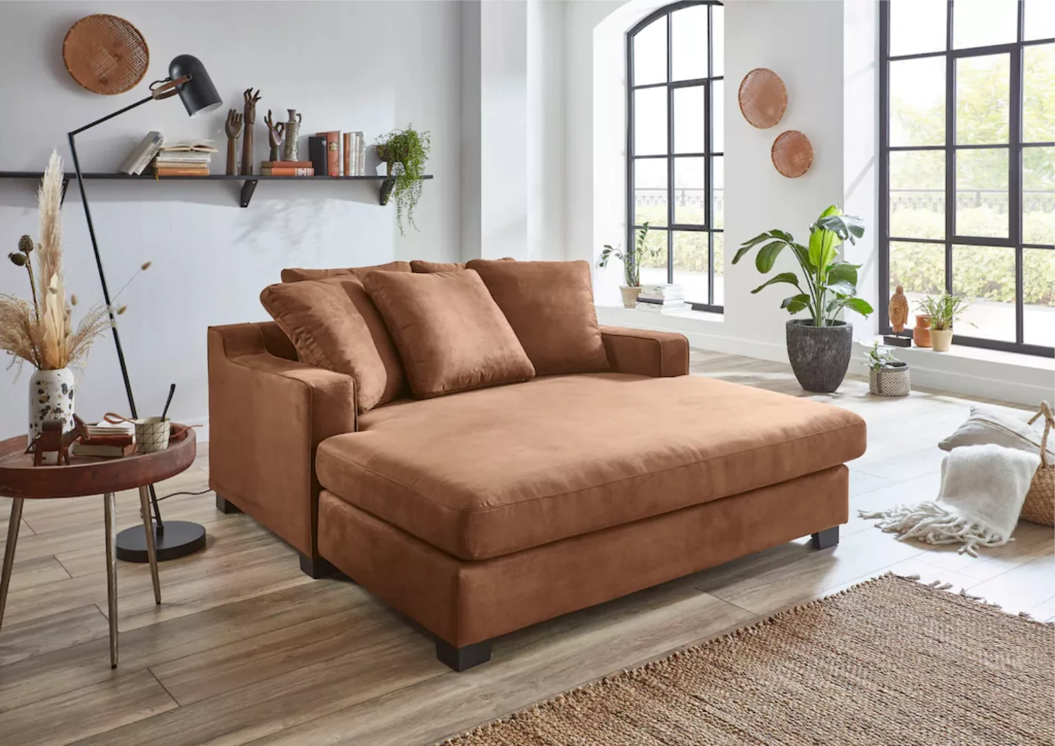 ATLANTIC home collection XXL-Sessel "Nobel", Megasessel, Loveseat, inkl. 5 günstig online kaufen