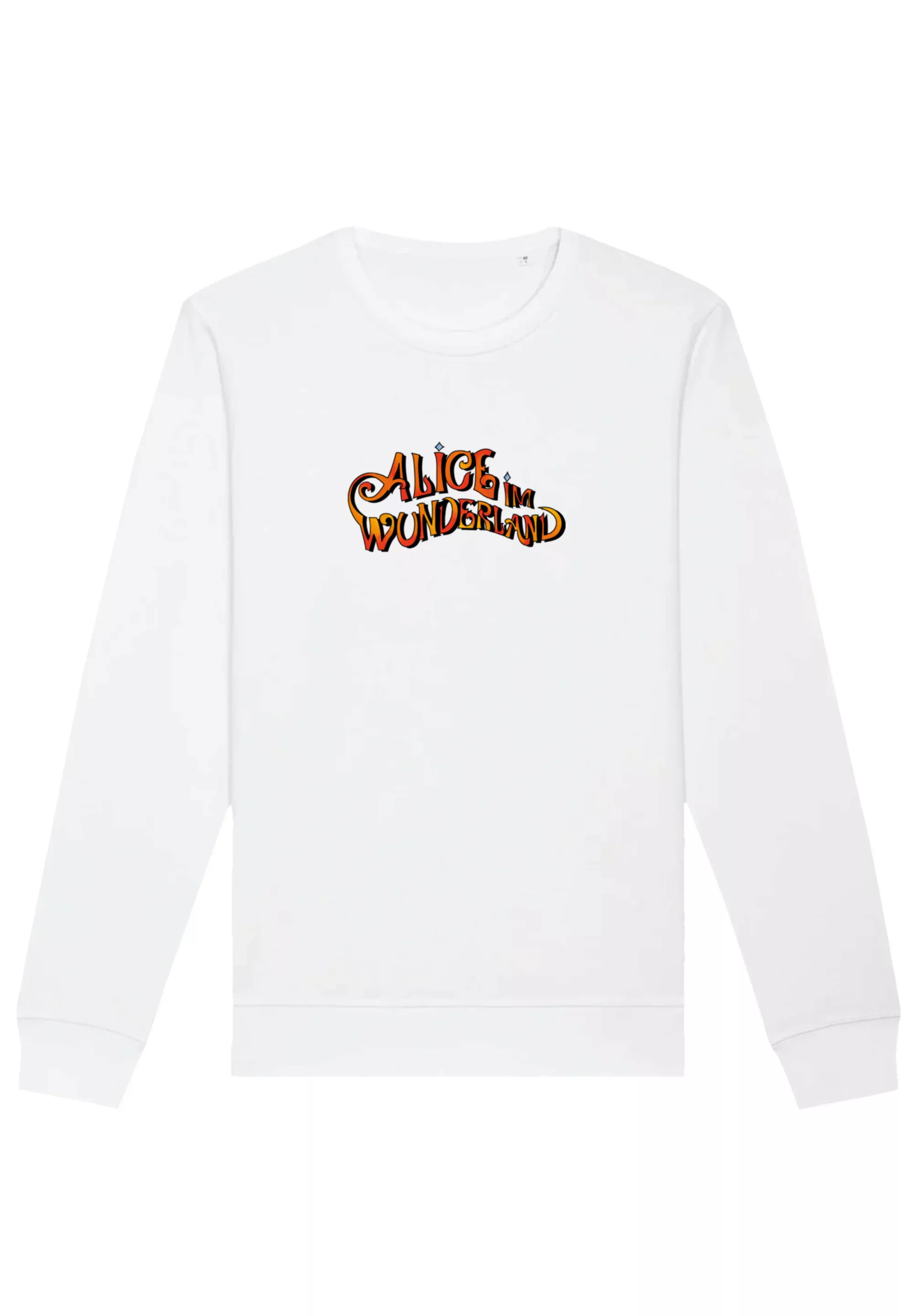 F4NT4STIC Sweatshirt "Alice im Wunderland Schriftzug", Premium Qualität günstig online kaufen