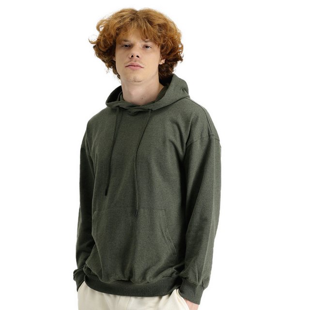 KIGILI Sweatshirt KIGILI Herren Kapuzen-Sweatshirt mit Taschen, Langarm, Re günstig online kaufen