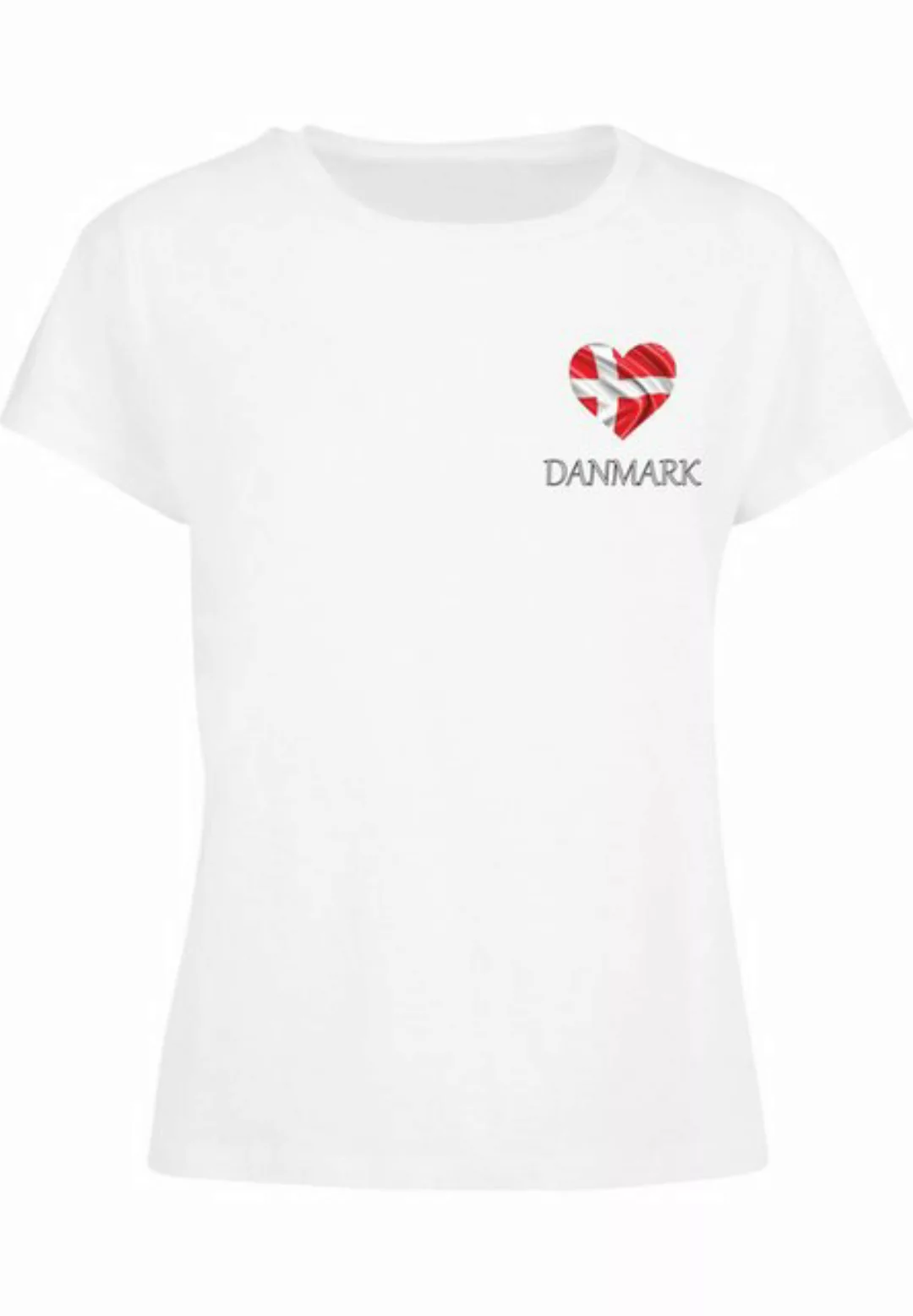 Merchcode T-Shirt Merchcode Ladies Merchcode Football - Denmark T-shirt (1- günstig online kaufen
