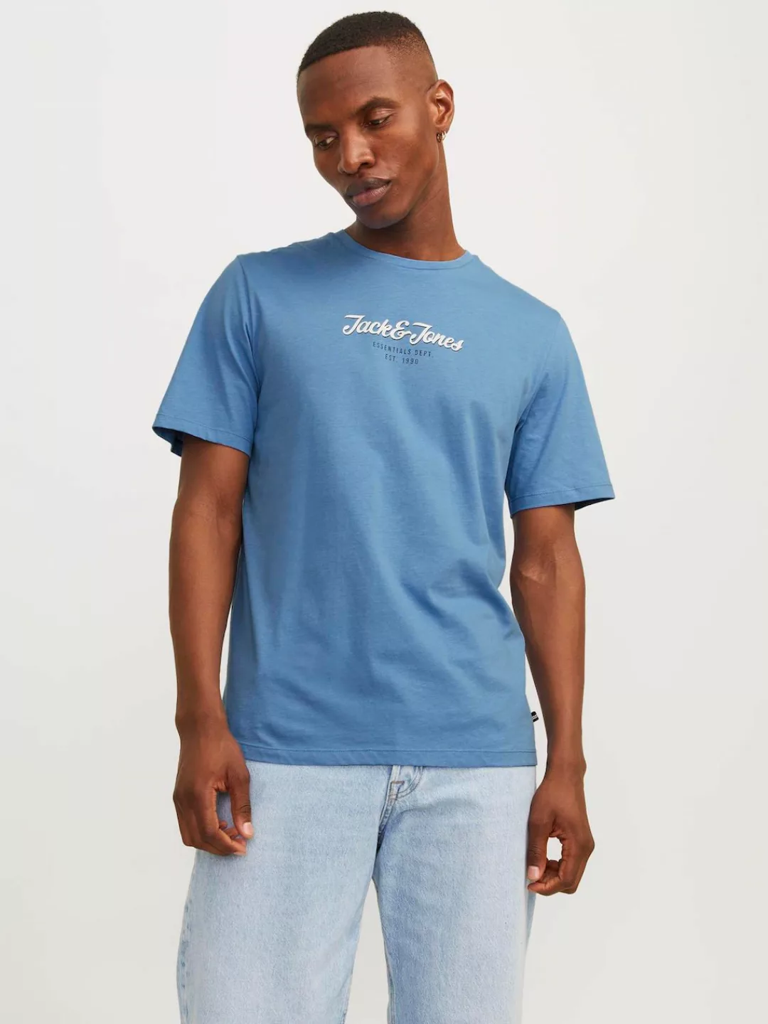 Jack & Jones Kurzarmshirt "JJHENRY TEE SS CREW NECK" günstig online kaufen