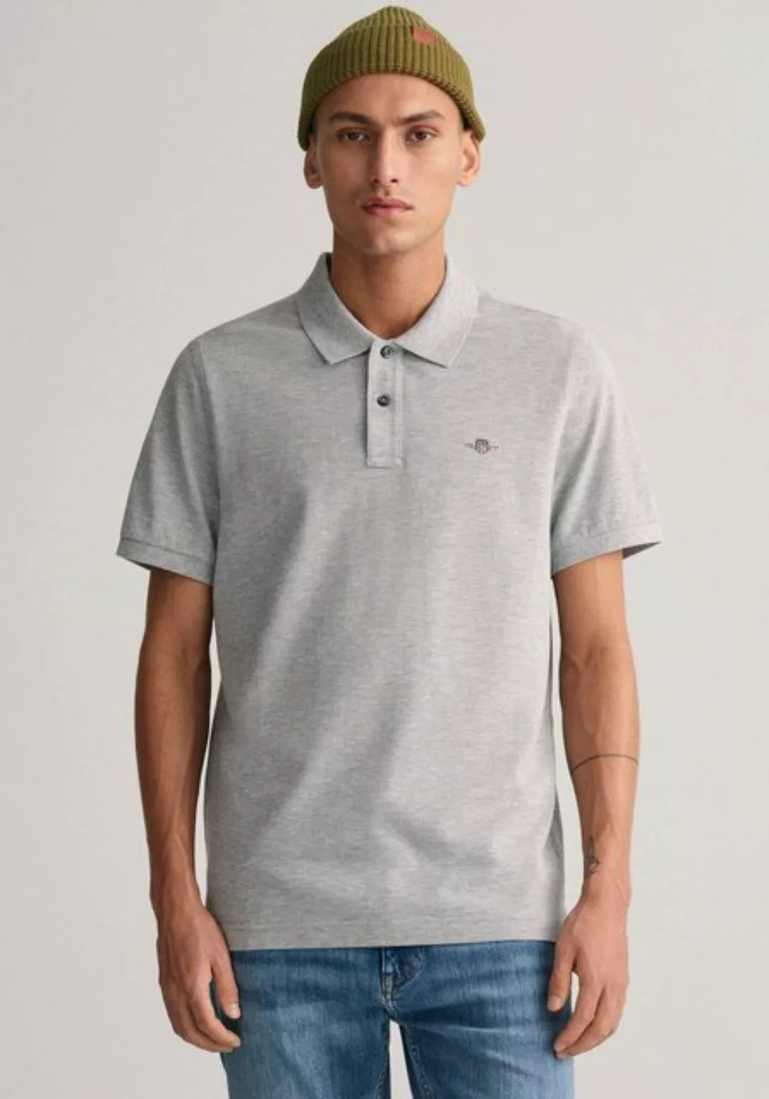 Gant Poloshirt "REG CONTRAST PIQUE SS RUGGER", mit kontrastfarbenen Einsätz günstig online kaufen