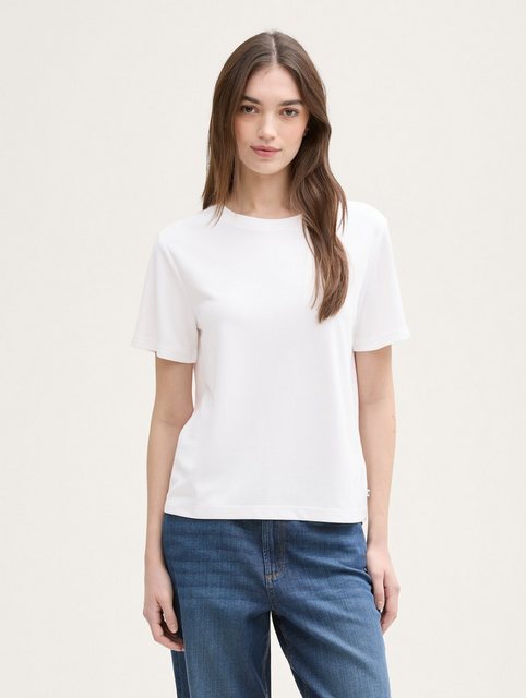 TOM TAILOR Denim T-Shirt Basic Loose Fit T-Shirt günstig online kaufen