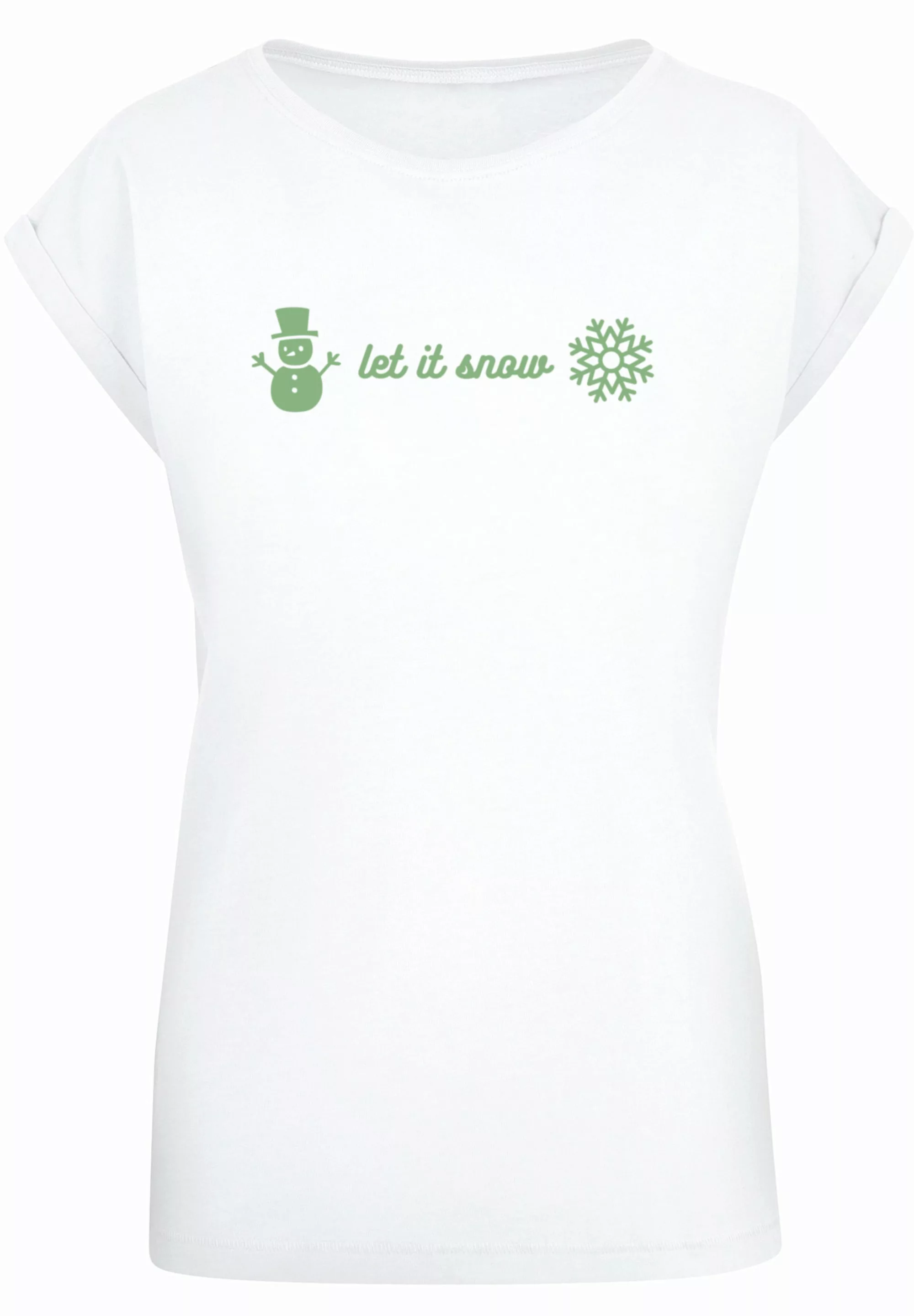 F4NT4STIC T-Shirt "Let It Snow Weihnachten", Print günstig online kaufen