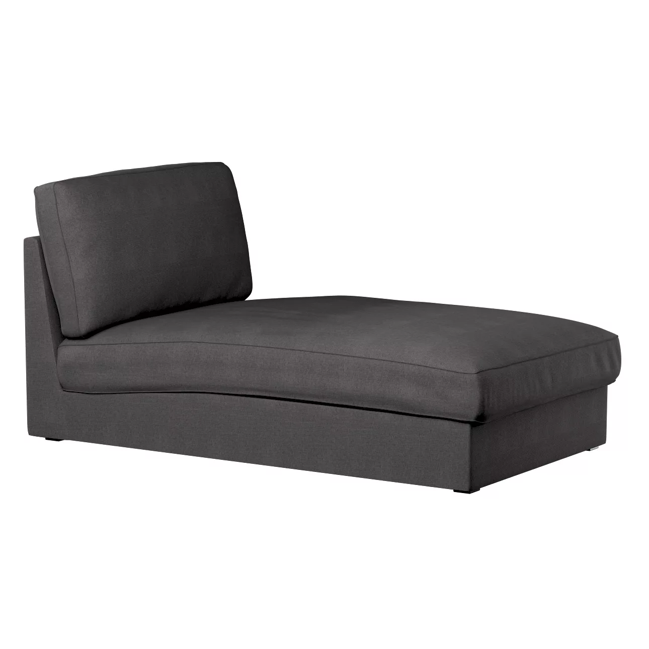 Bezug für Kivik Recamiere Sofa, dunkelgrau, Bezug für Kivik Recamiere, Etna günstig online kaufen