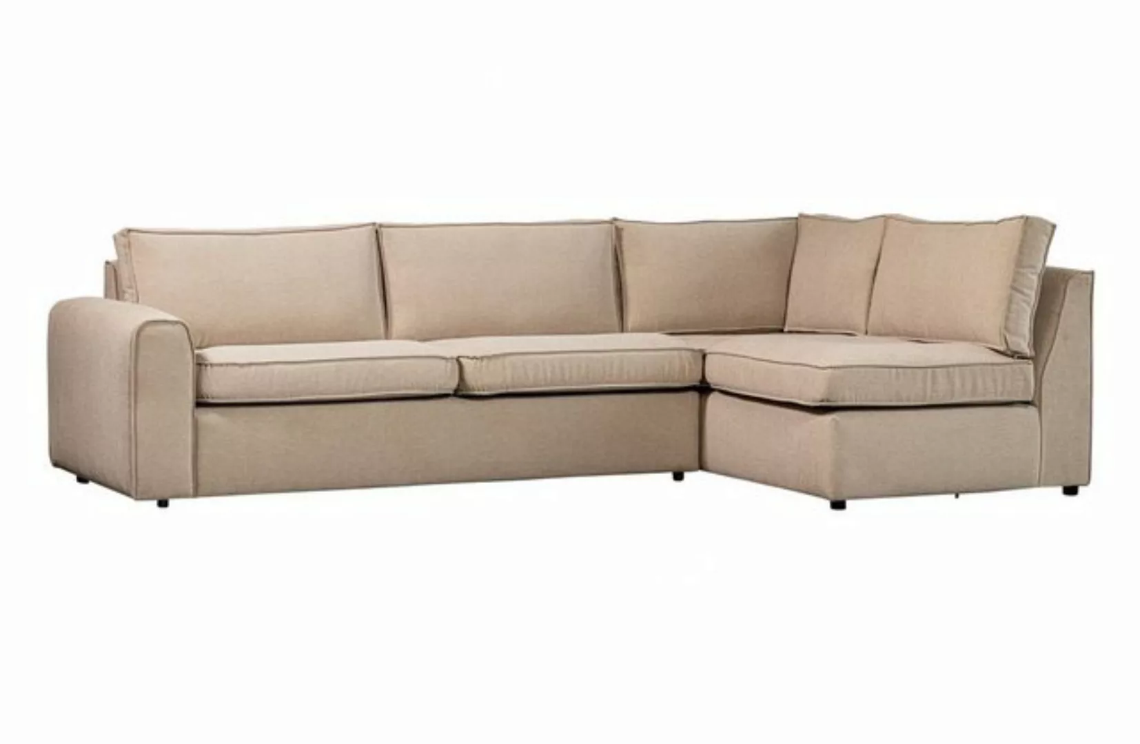 WOOOD Ecksofa Ecksofa Freek rechts - Stoff Beige, freistellbar günstig online kaufen