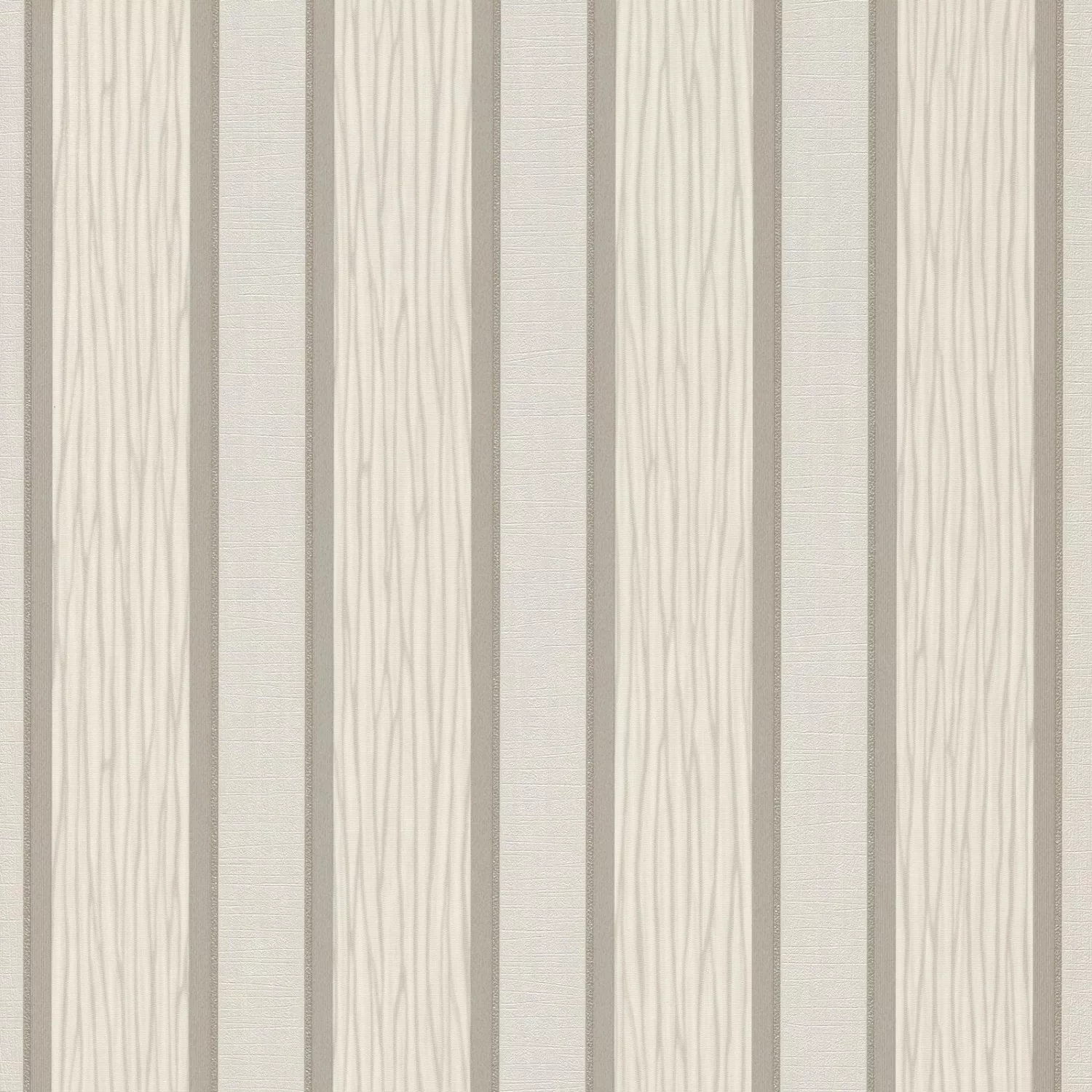Bricoflor Moderne Tapete mit Streifen in Beige Vlies Streifentapete in Hell günstig online kaufen