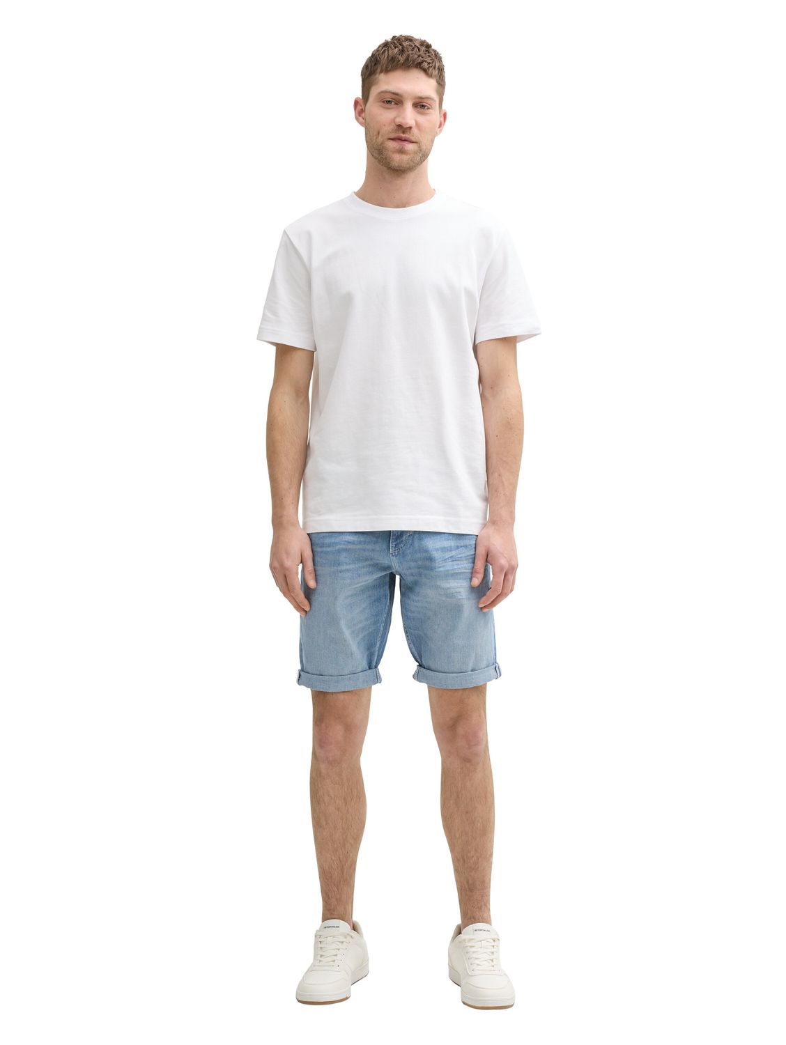 Tom Tailor Herren Jeans Short TTJOSH REGULAR SHORTS Mid Waist Regular Fit - günstig online kaufen