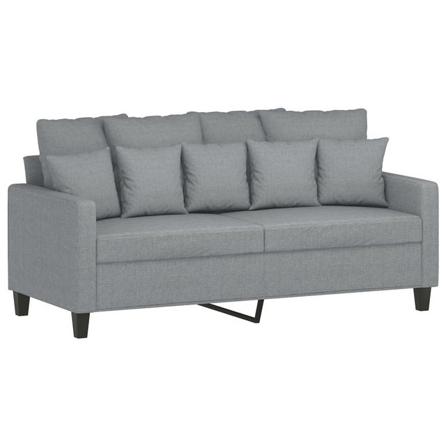 vidaXL Sofa, 2-Sitzer-Sofa Hellgrau 140 cm Stoff günstig online kaufen