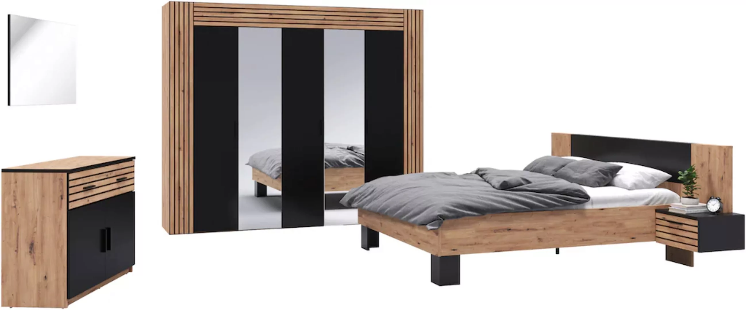 INOSIGN Schlafzimmer-Set "VENERA", (Set, 6 tlg., Set) günstig online kaufen