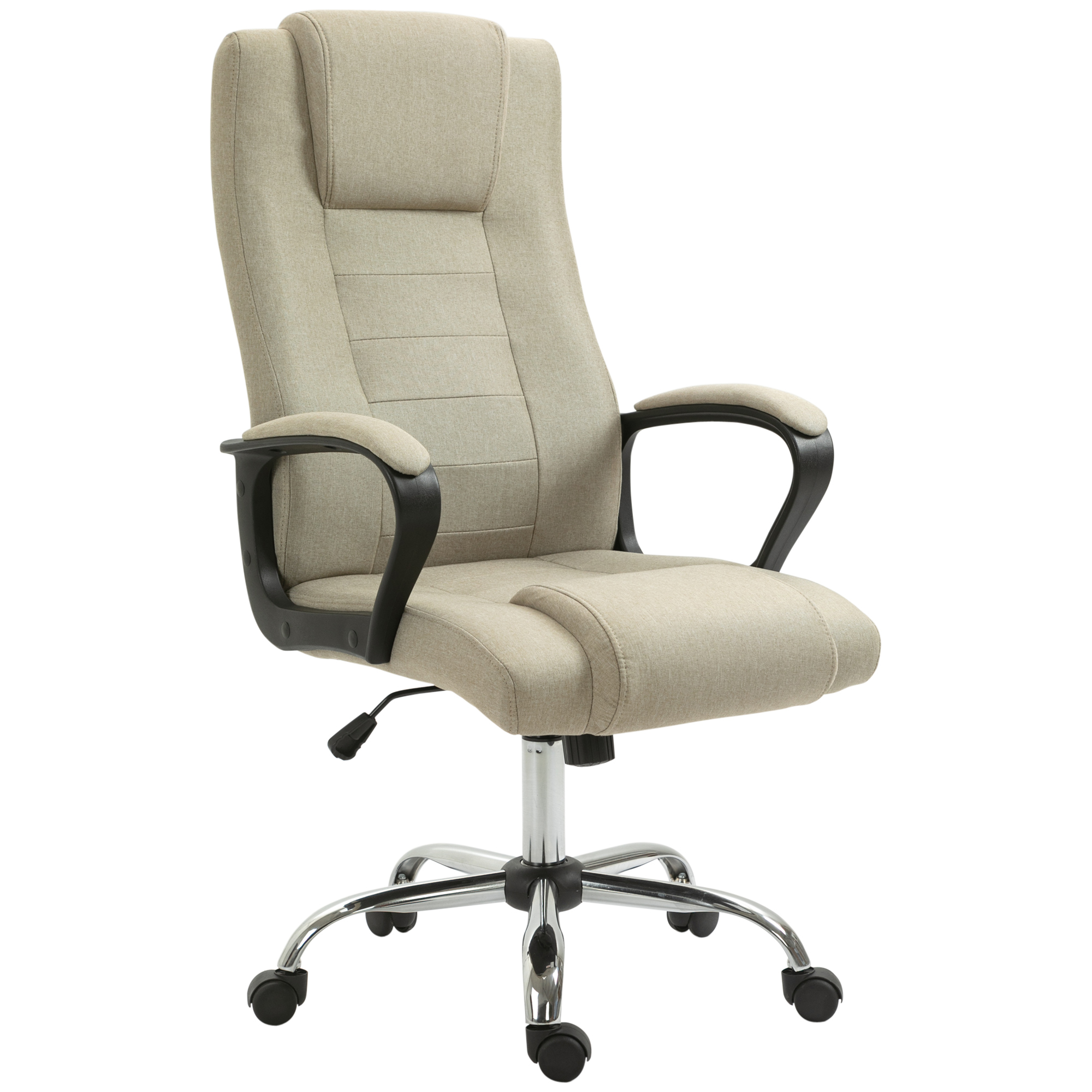 HOMCOM Bürostuhl mit Rollen, ergonomischer drehbarer Managerstuhl höhenvers günstig online kaufen