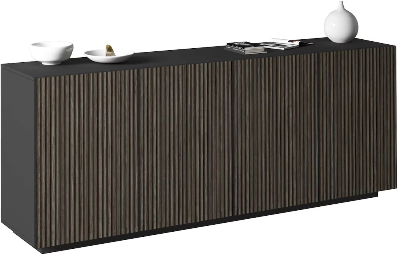 INOSIGN Sideboard "Vega Sideboard,Kommode,200 cm", mit 4 Türen,Fronten mit günstig online kaufen