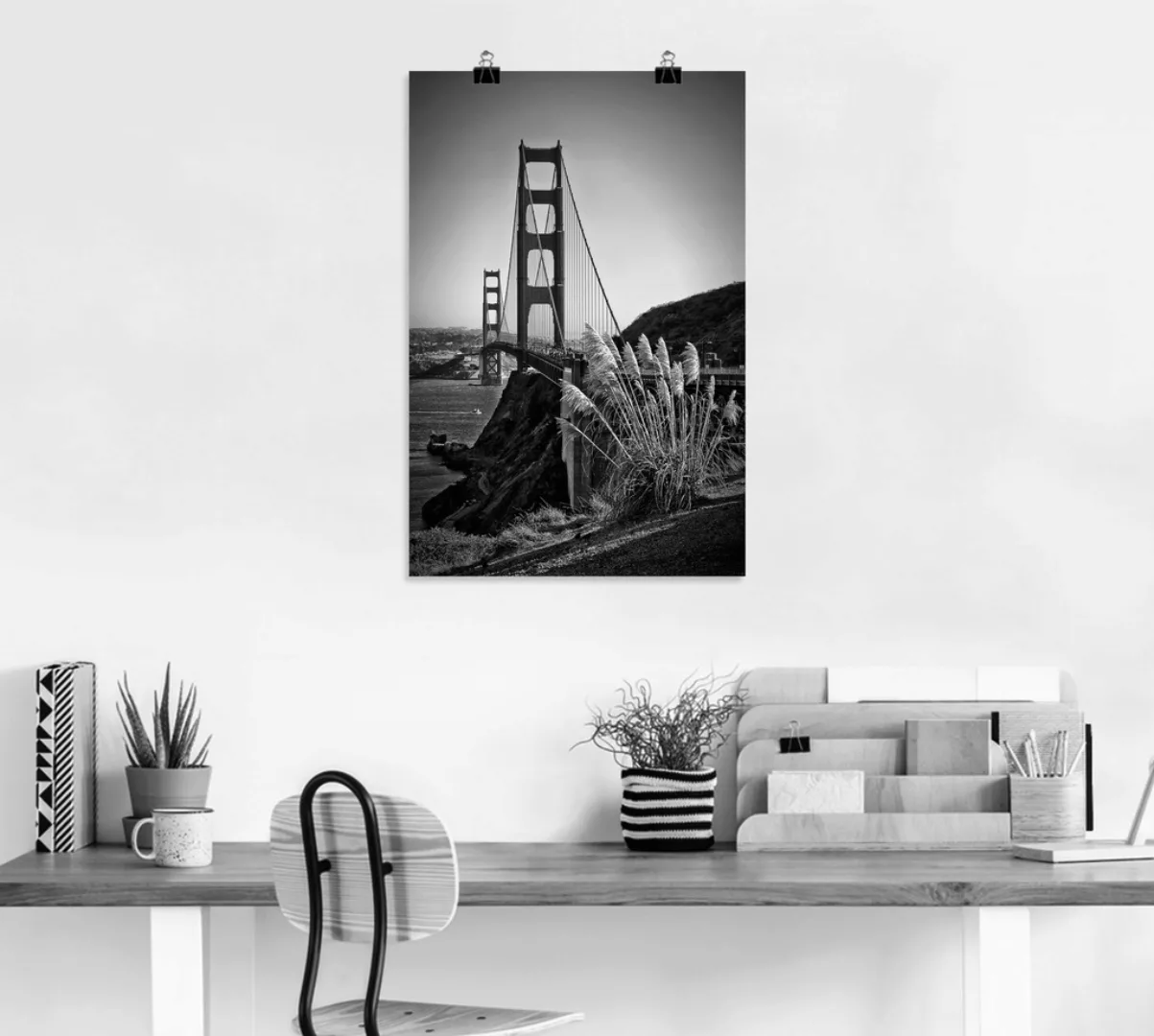 Artland Wandbild "San Francisco Golden Gate Bridge", Amerika, (1 St.) günstig online kaufen