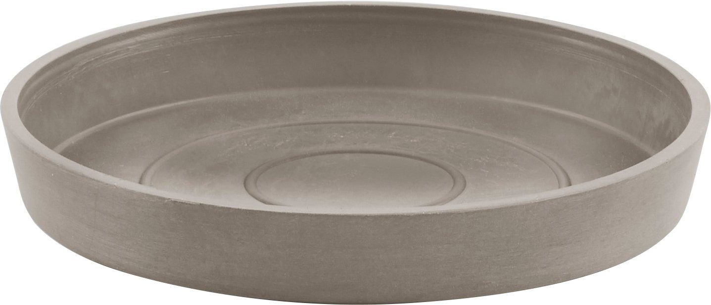 ECOPOTS Blumentopfuntersetzer ROUND SAUCER Taupe, BxTxH: günstig online kaufen