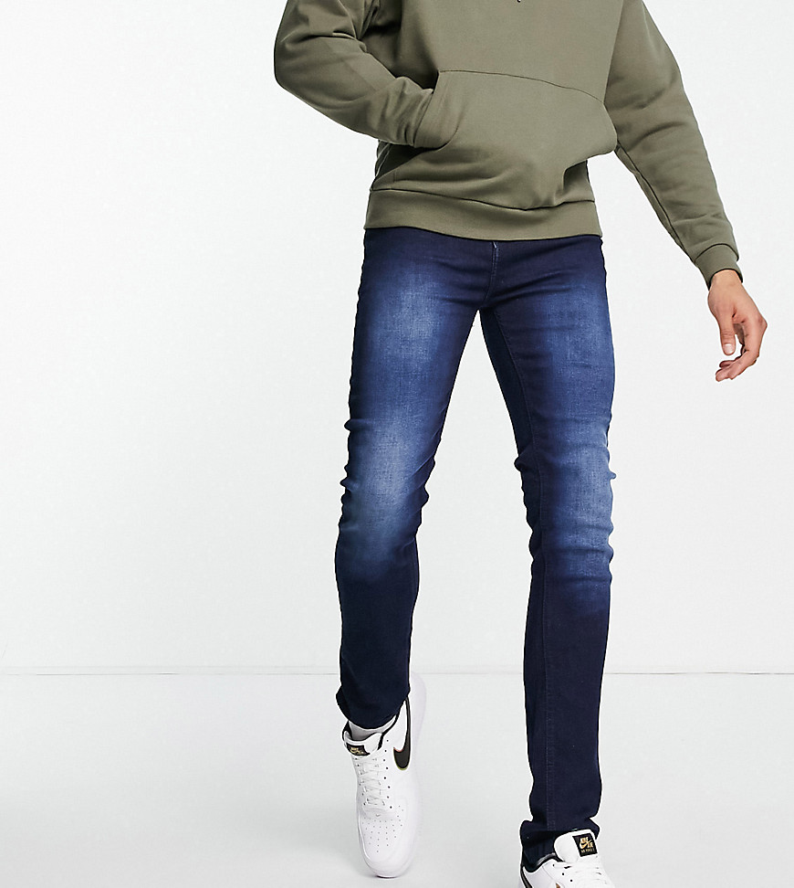 Another Influence Tall – Jeans mit engem Schnitt-Blau günstig online kaufen