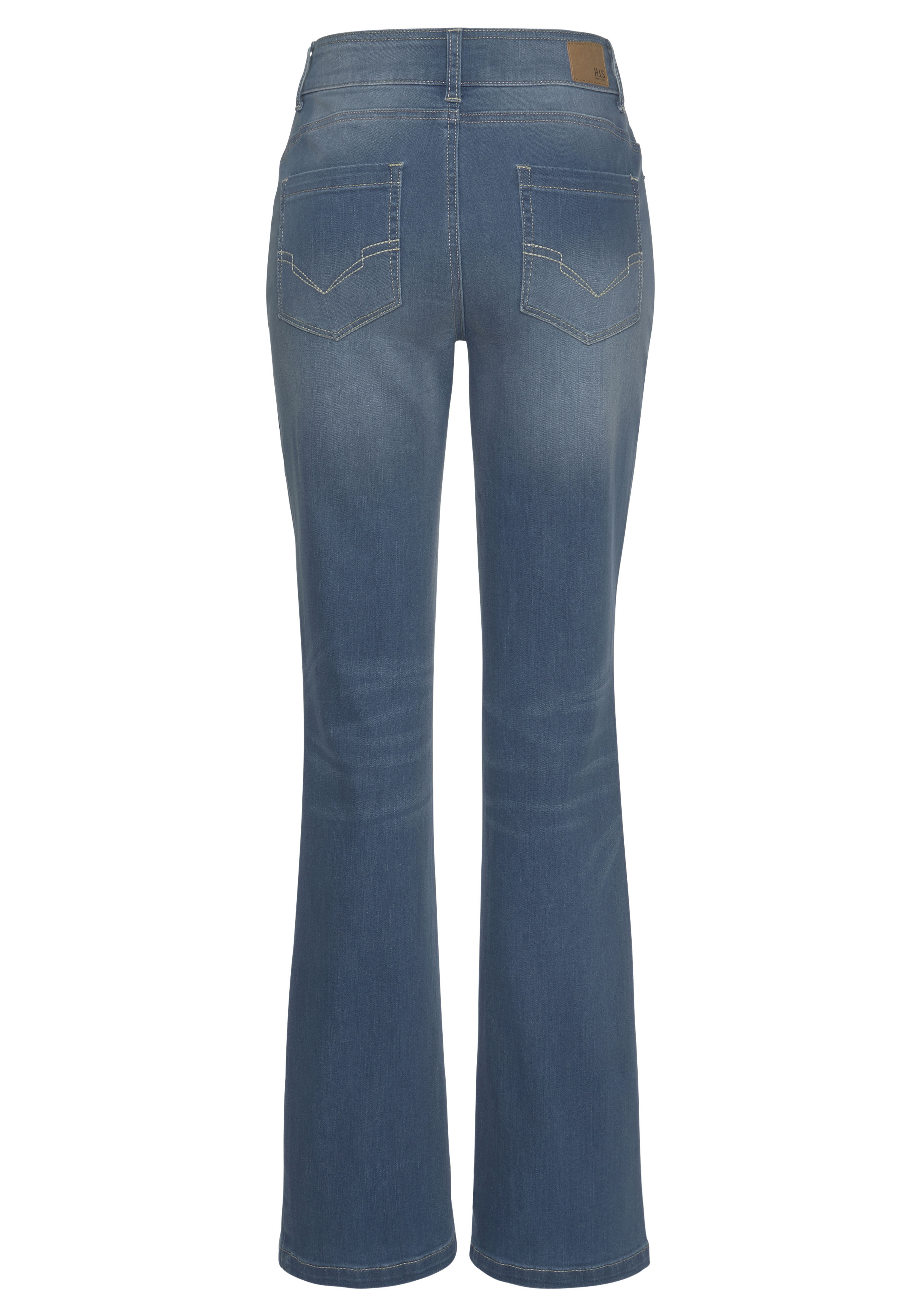 H.I.S Bootcut-Jeans High-Waist wassersparende Produktion durch OZON WASH günstig online kaufen