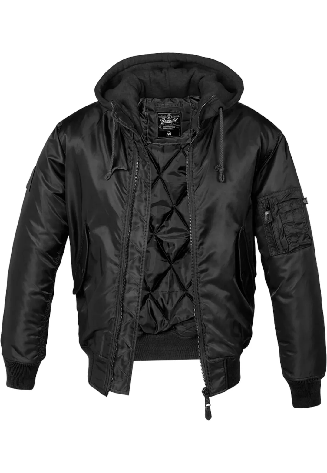 Brandit Anorak "Brandit Herren Hooded MA1 Bomber Jacket", (1 St.), mit Kapu günstig online kaufen