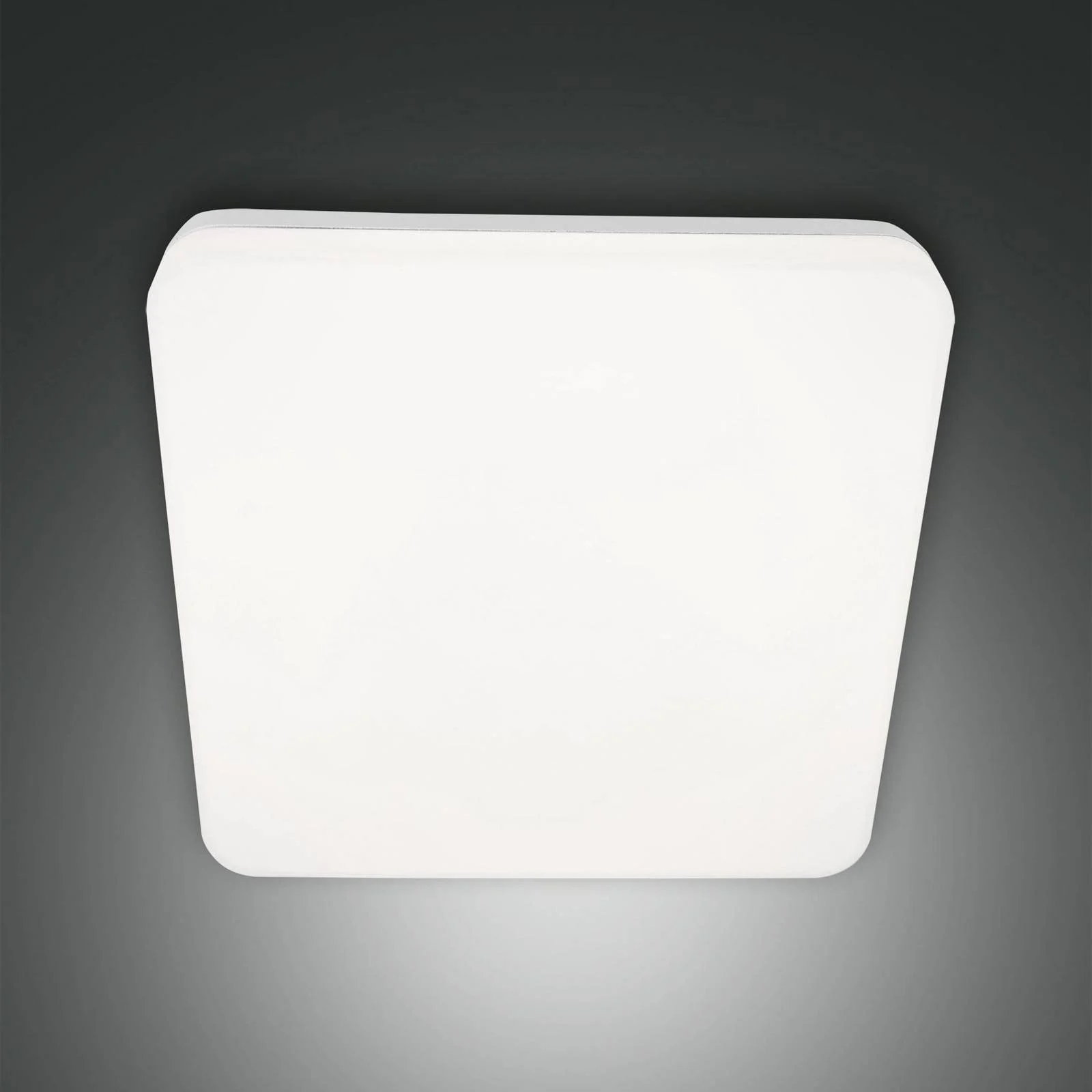 LED-Außendeckenleuchte Folk, Sensor, 28 x 28 cm, weiß, IP65 günstig online kaufen