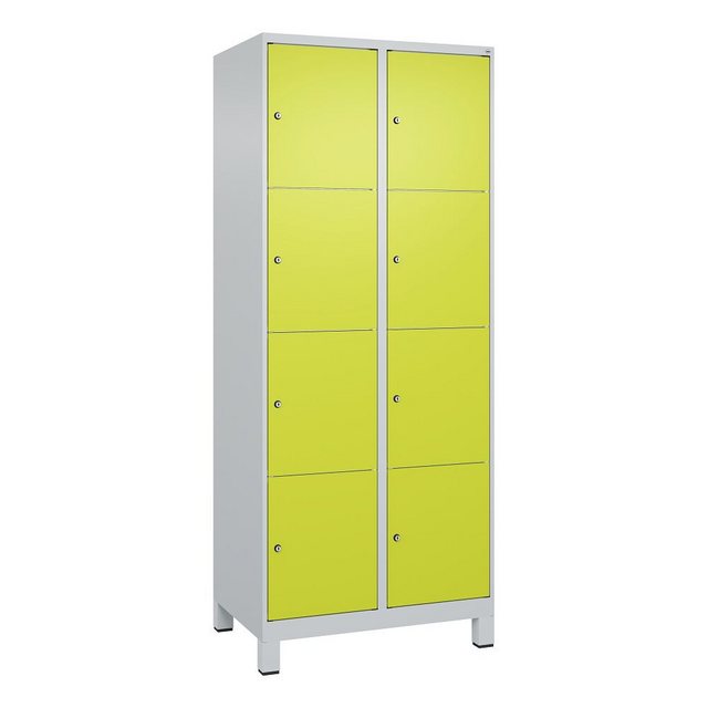 C+P Garderobenschrank Fächerschrank Classic Plus, 4 Fächer übereinander, Ab günstig online kaufen