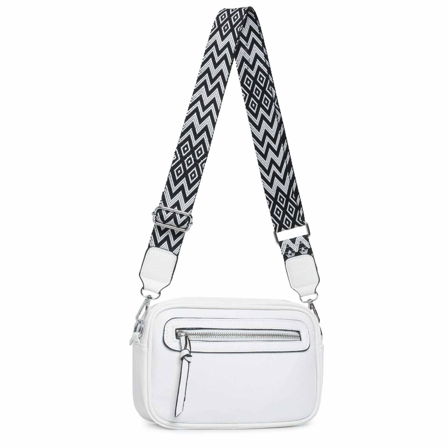ITALYSHOP24 Schultertasche Damen Umhängetasche CrossBody Brusttasche günstig online kaufen