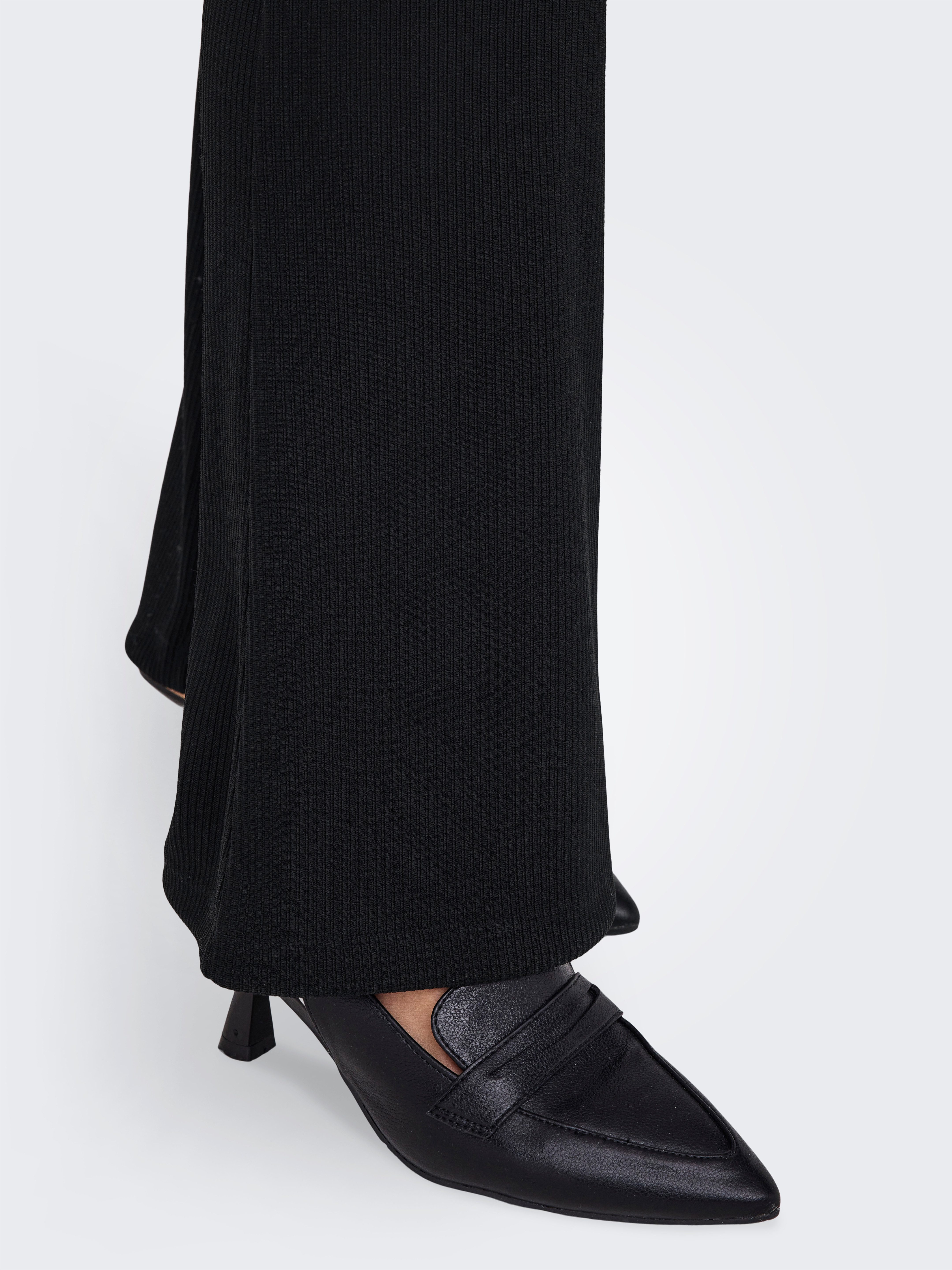 ONLY Jerseyhose ONLFEVER RIB FLARED PANTS günstig online kaufen