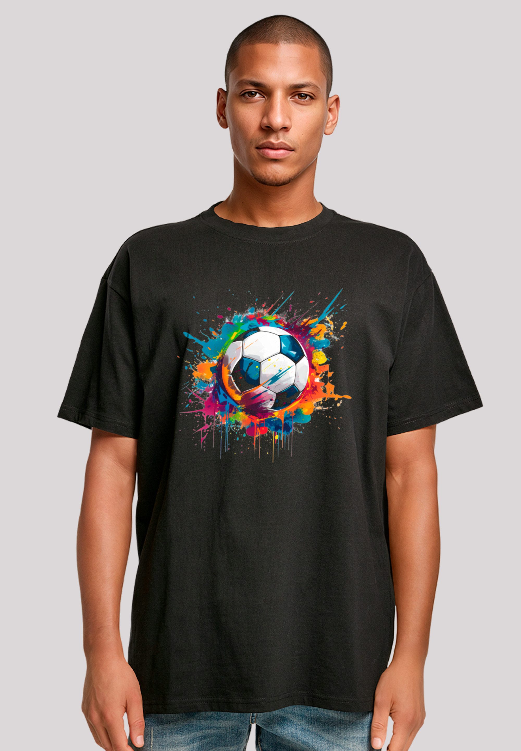 F4NT4STIC T-Shirt Bunte Fußball Grafik Premium günstig online kaufen