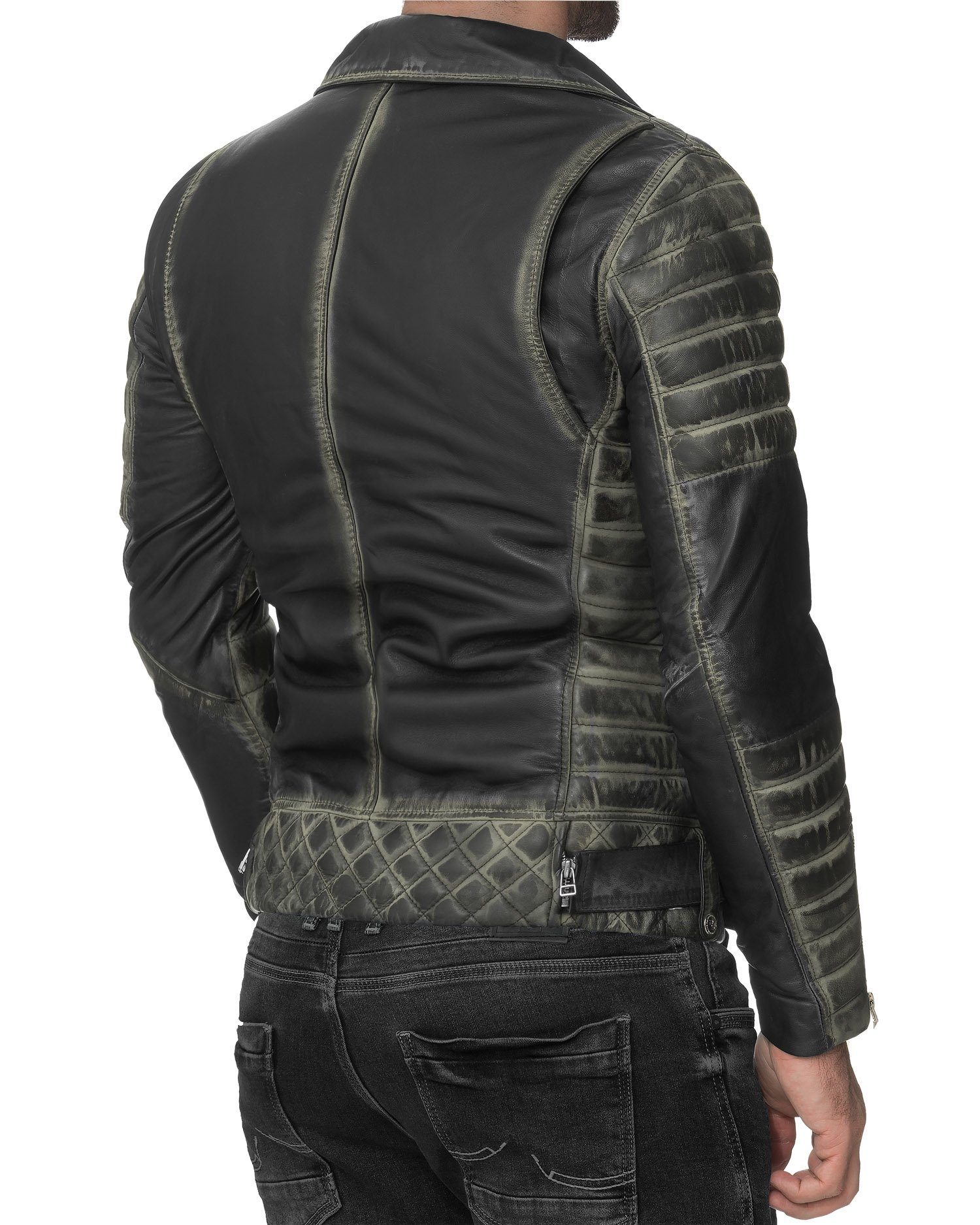 Reichstadt Lederjacke Herren Echtleder Jacke RS001 günstig online kaufen