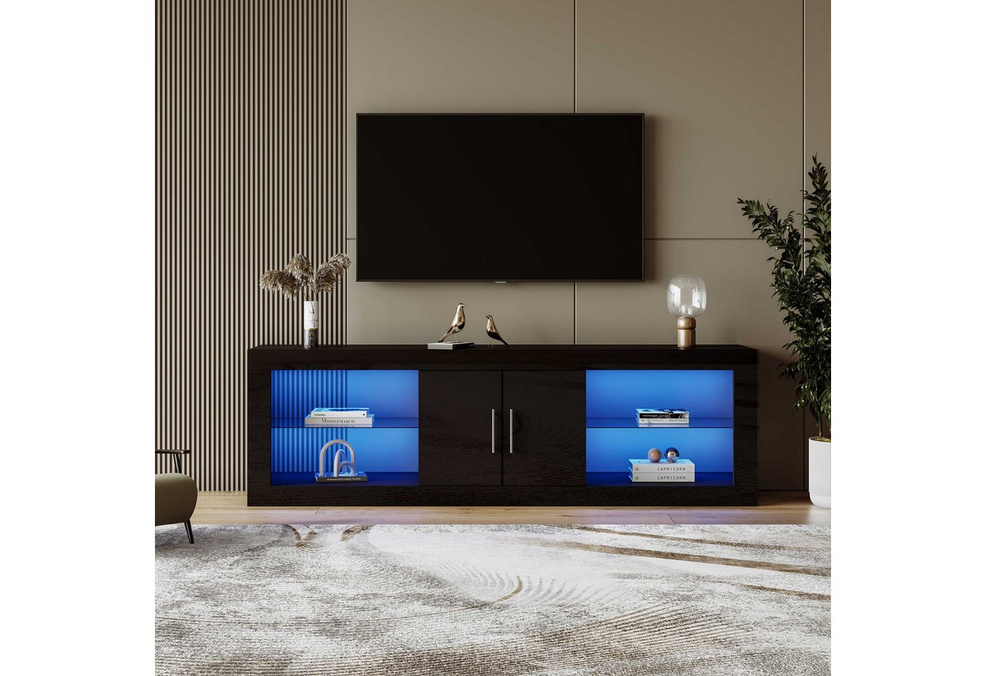 BlingBin TV-Schrank Moderner TV-Ständer (1-St., stilvoller Aufbewahrungssch günstig online kaufen