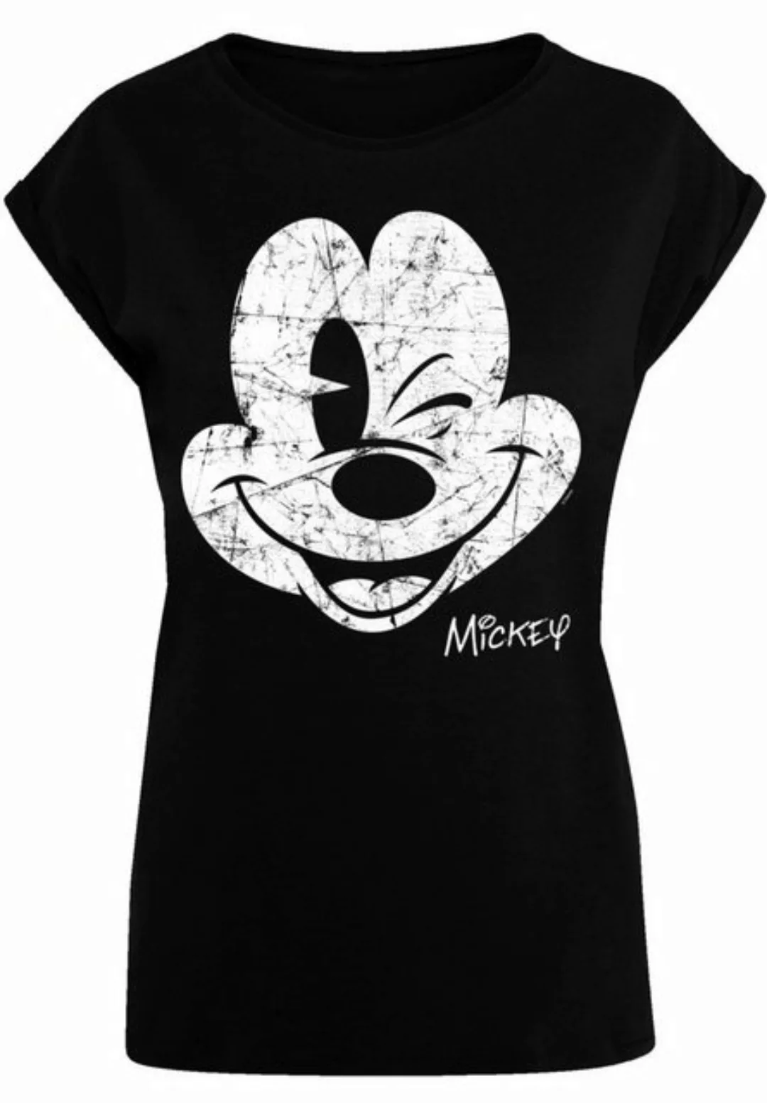 F4NT4STIC T-Shirt PLUS SIZE Micky Maus Print günstig online kaufen