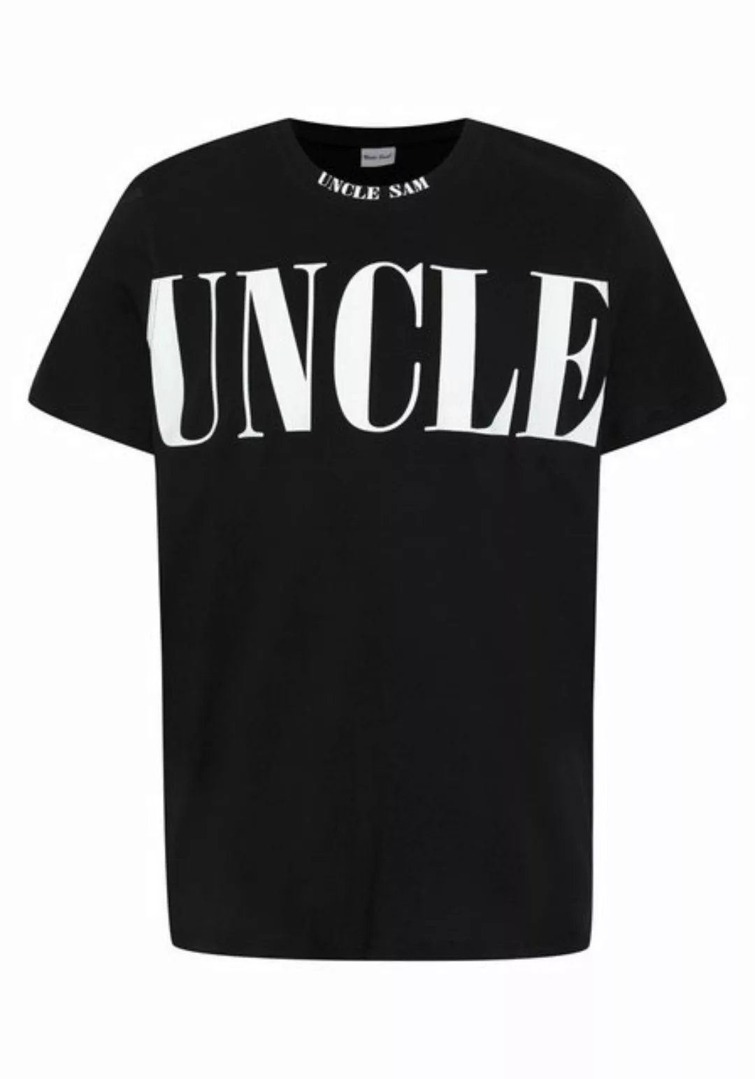 Uncle Sam Print-Shirt mit Logo-Print günstig online kaufen