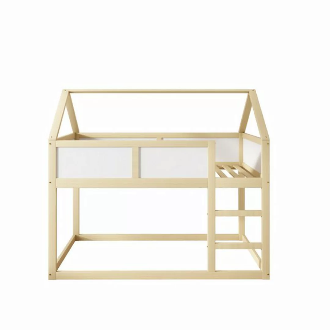 Romance Etagenbett Kinderbett Hochbett Einzelbett Hausbett mit Treppe Dach günstig online kaufen