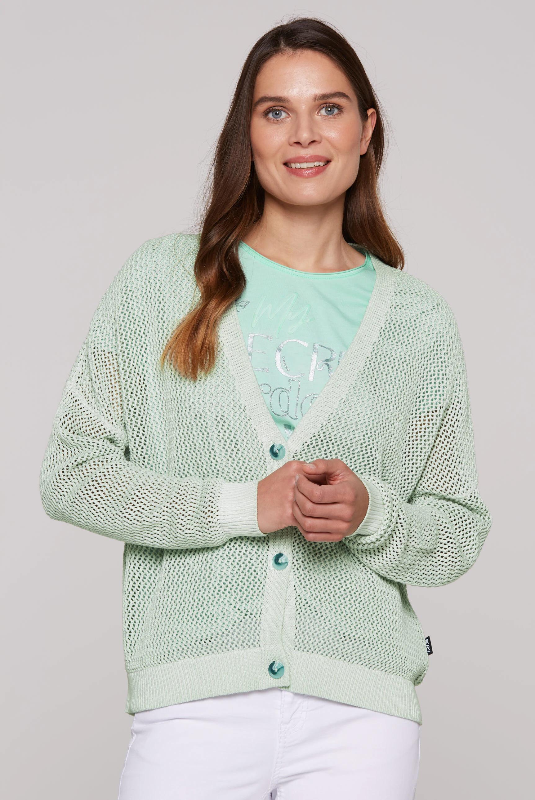 SOCCX Strickjacke, mit Baumwolle günstig online kaufen