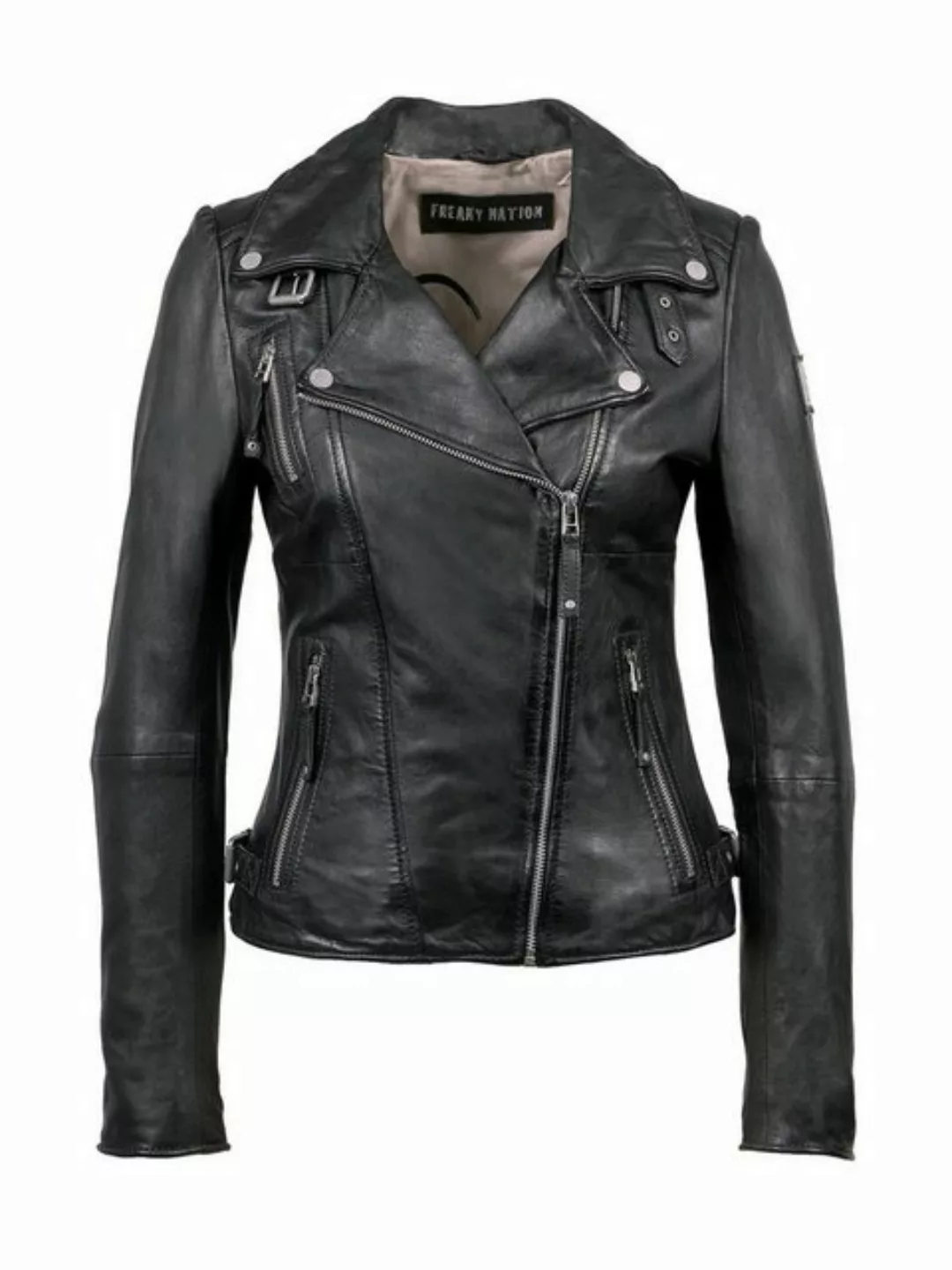 Freaky Nation Lederjacke BikerPrincess (1-St) günstig online kaufen