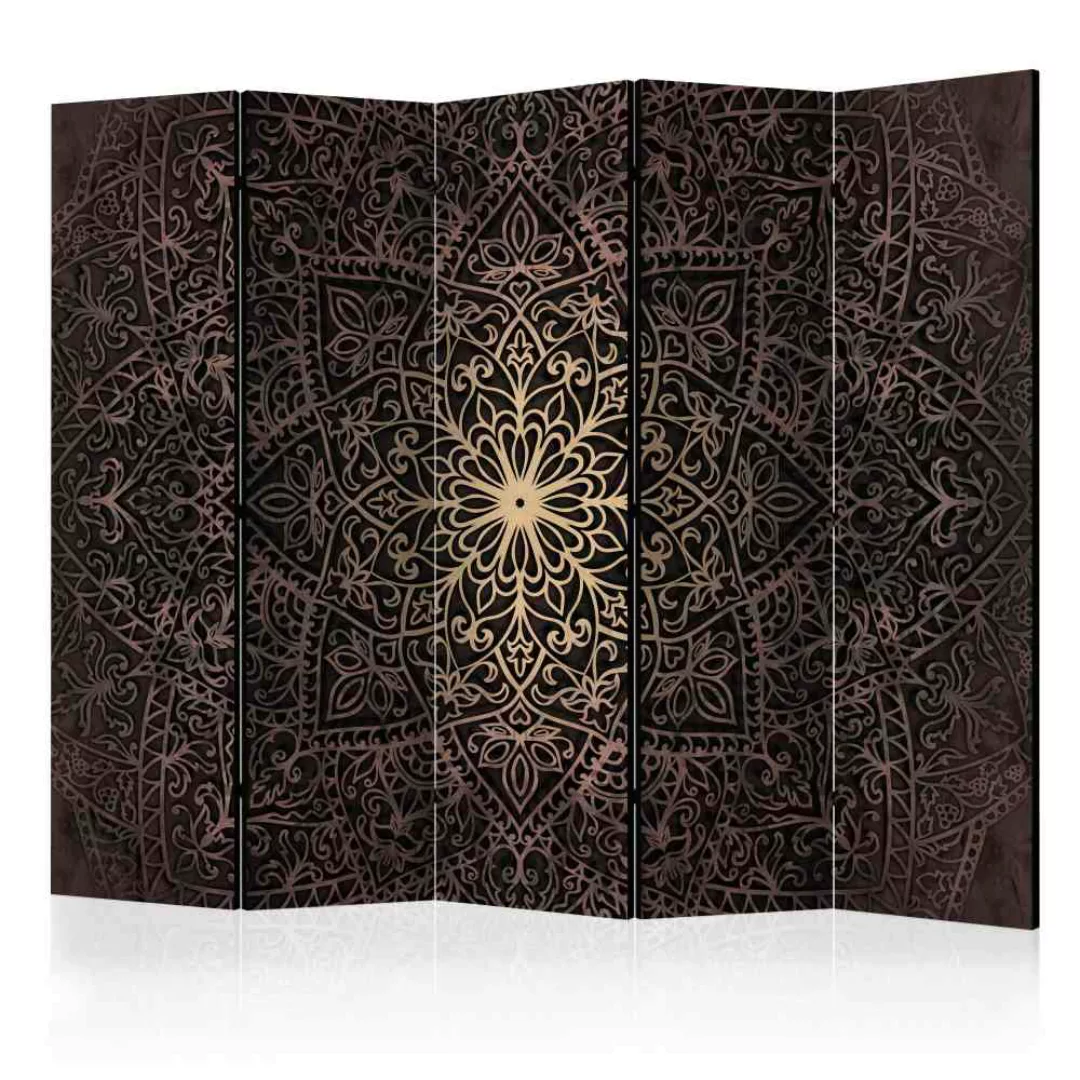 5 Elementen Paravent mit Mandala Motiv 225 cm breit günstig online kaufen