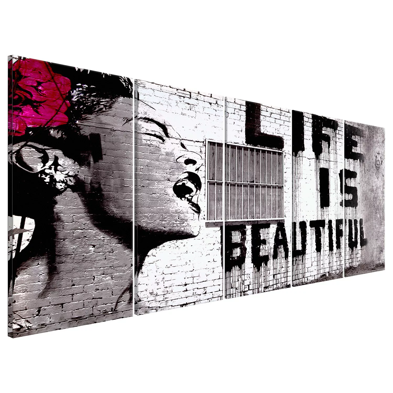 home24 Wandbild Life is Beautiful (Banksy) günstig online kaufen