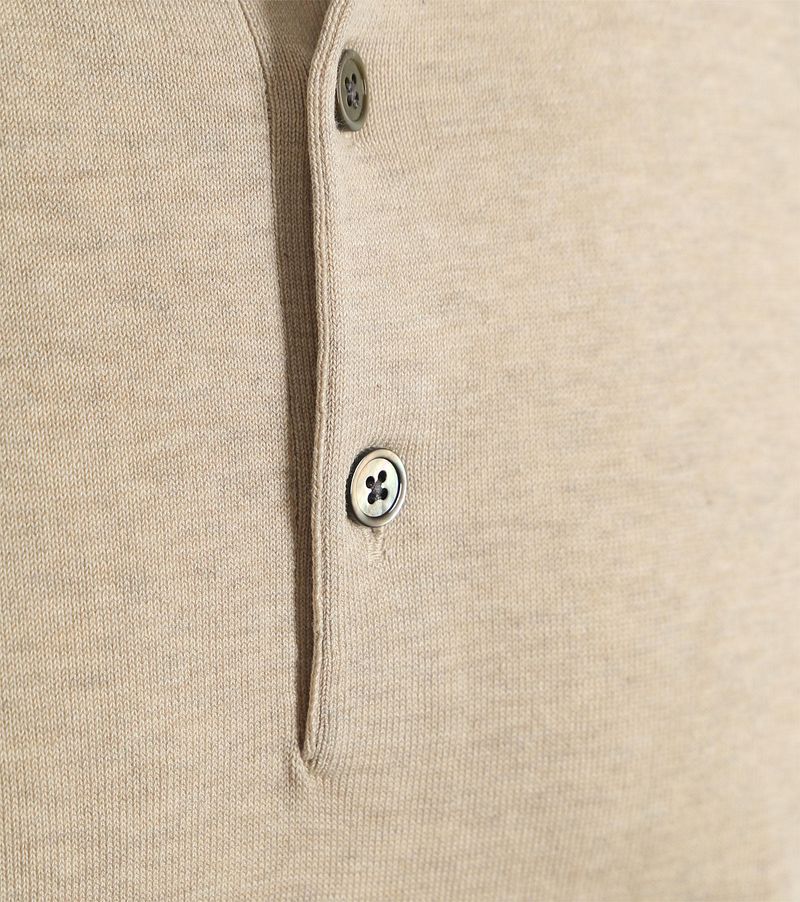 Profuomo Poloshirt Luxury Knitted Ecru - Größe XXL günstig online kaufen