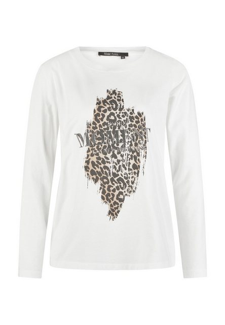 MARC AUREL Langarmshirt mit Leoparden-Frontprint günstig online kaufen