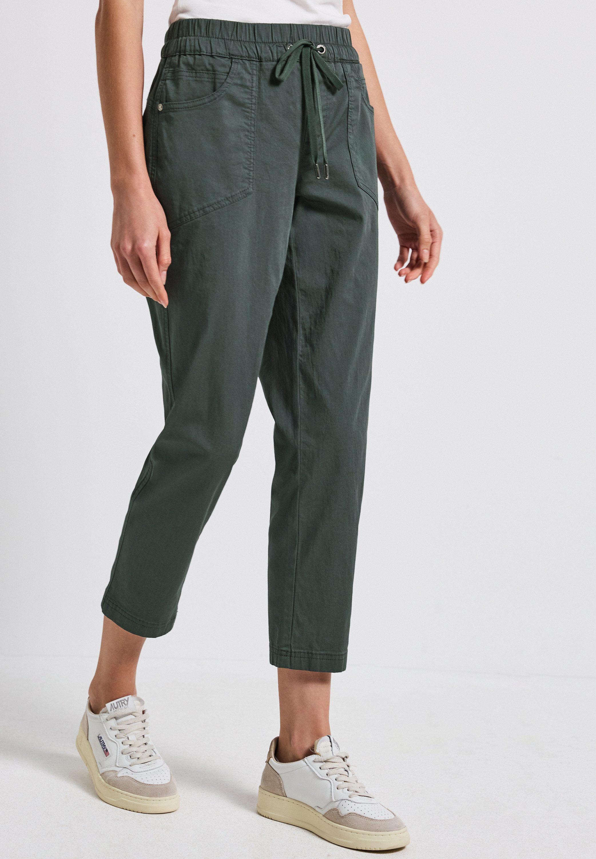 STREET ONE Röhrenhose, mit Elastikbund günstig online kaufen