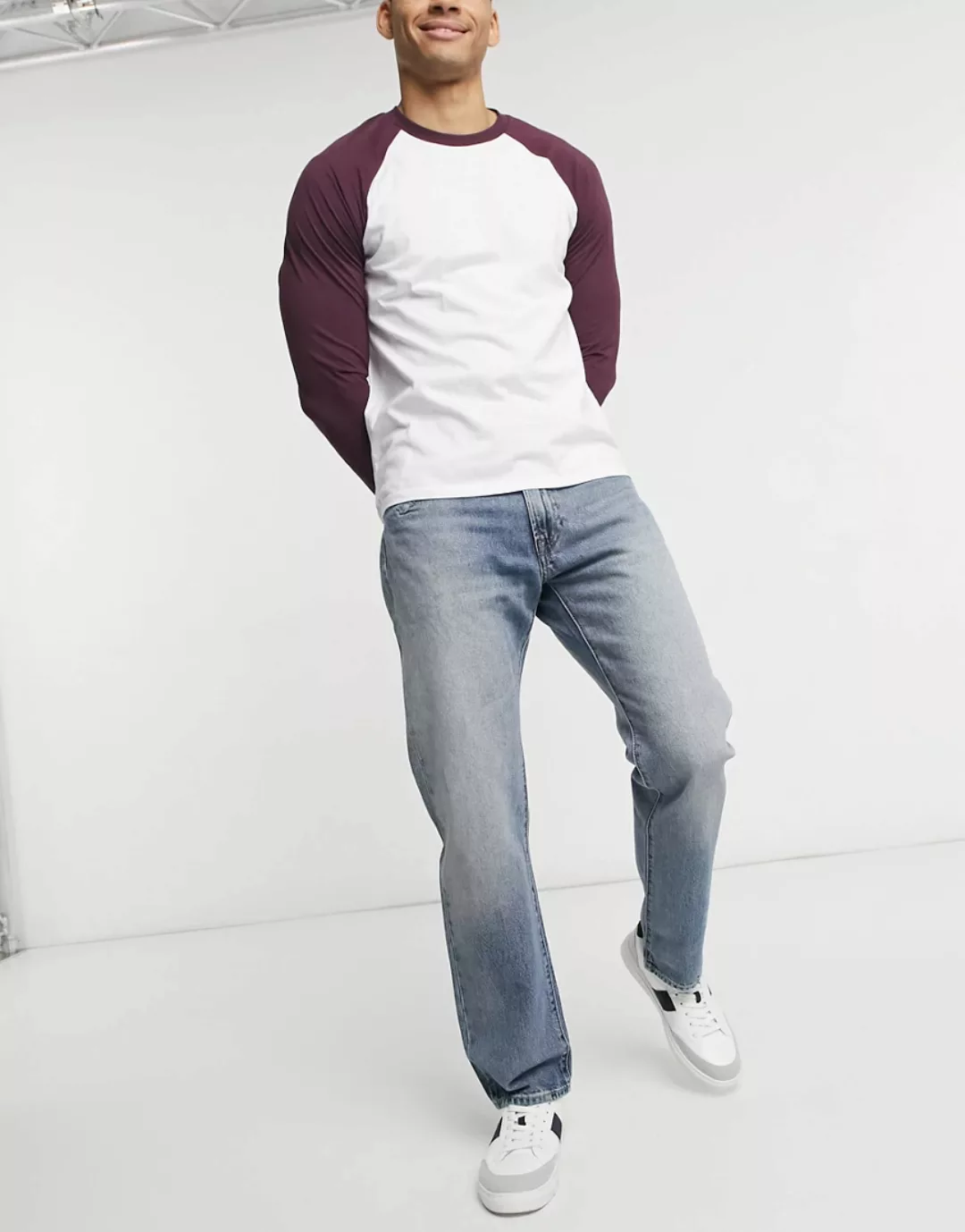 Levi's 551s – Authentic – Jeans mit geradem Schnitt in heller Hula Hopper V günstig online kaufen