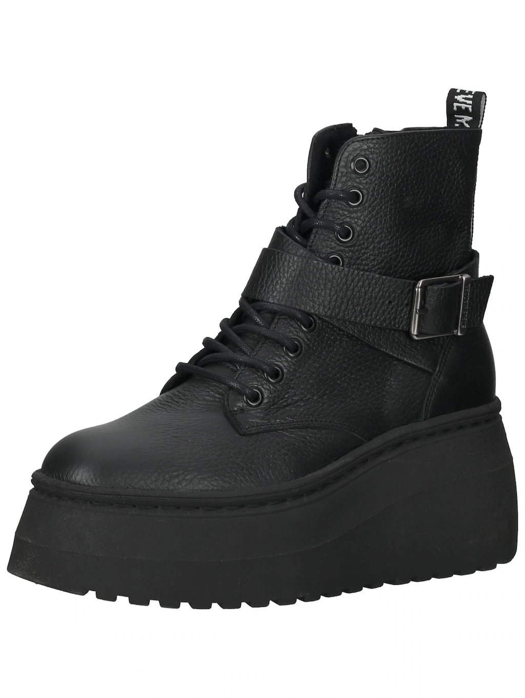 STEVE MADDEN Plateaustiefelette "STEVE MADDEN Stiefelette Leder" günstig online kaufen