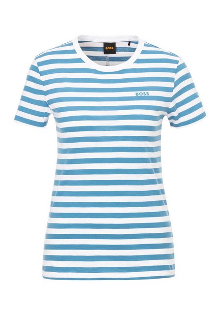 BOSS ORANGE T-Shirt "C Esla Striped", Premium Damenmode, im gestreiften Des günstig online kaufen