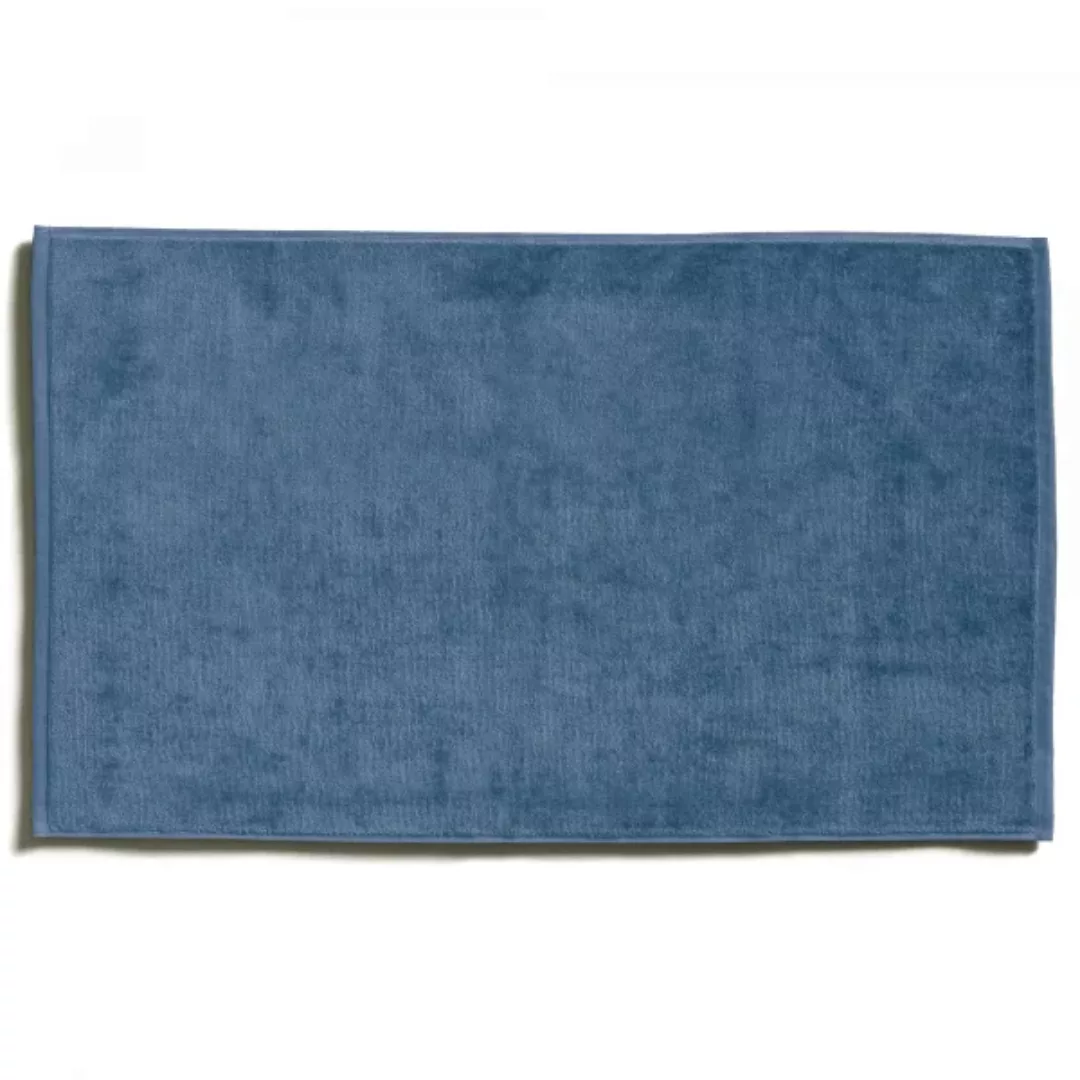 Möve Badematten Bamboo Luxe - Farbe: steel blue - 847 - 50x80 cm günstig online kaufen
