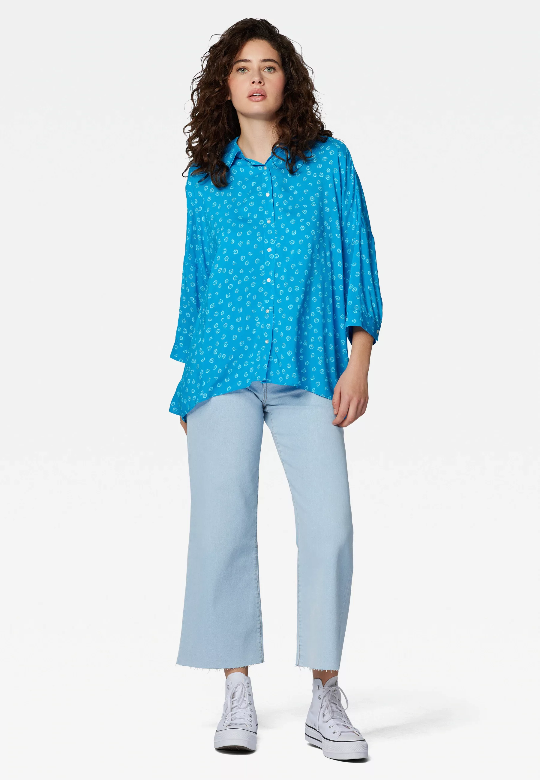 Mavi Klassische Bluse "LONG SLEEVE SHIRT", Bluse mit Print günstig online kaufen